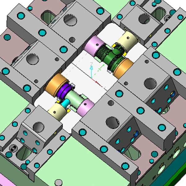 Connection pipe with 2 cavities